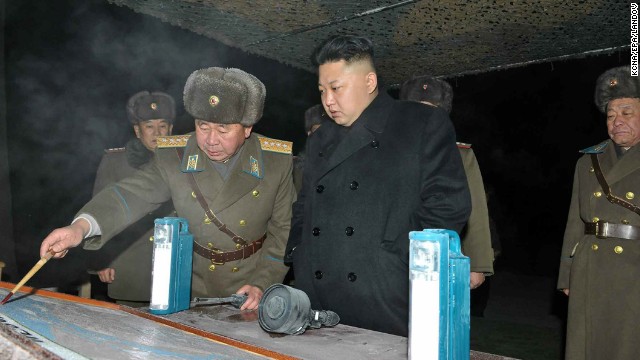 A photo released by the KCNA on Thursday, January 23, shows the North Korean leader inspecting an army unit during a winter drill.