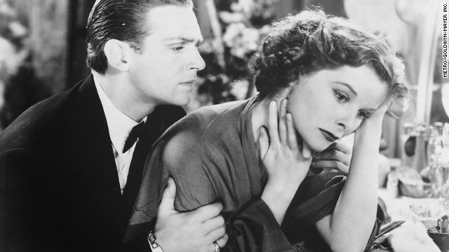 Douglas Fairbanks Jr. and Katharine Hepburn appear in the 1933 film "Morning Glory." Hepburn's performance earned her the best actress Oscar in 1934. There was no Academy Awards ceremony in 1933; films from that year and the last half of 1932 were eligible to win at the 1934 ceremony.