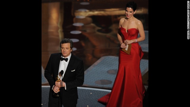 Colin Firth's portrayal of King George VI's fight to overcome a speech impediment beat out Jesse Eisenberg ("The Social Network") and James Franco ("127 Hours"), among others, to win the best actor Oscar. 