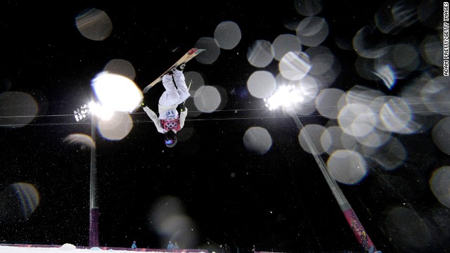 Thomas Krief of France competes in the men's halfpipe on February 18.