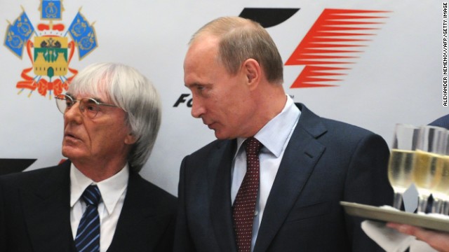 "He's my sort of man," Formula One supremo Bernie Ecclestone says of Russian president Vladimir Putin. "He knows what he wants to do and he gets on and does it. I've never had any fear that what he agreed to do wouldn't happen."