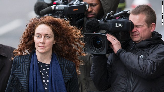  Former News International chief executive Rebekah Brooks arrives at the Old Bailey on February 19, 2014 in London, England.