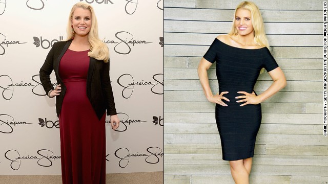 Jessica Simpson shows off a supersvelte look in <a href='http://www.youtube.com/watch?v=m-apbPOVGrM' target='_blank'>a Weight Watchers ad </a>released in February. "I was so insecure -- I couldn't even believe what I weighed," Simpson told "Good Morning America." The singer/fashion mogul says she is feeling better than ever since giving birth to her second child in June. 