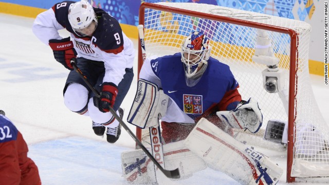 The Canadians will next face the United States in a rematch of the 2010 final. The Americans progressed by beating the Czech Republic 5-2 at the Shayba Arena.