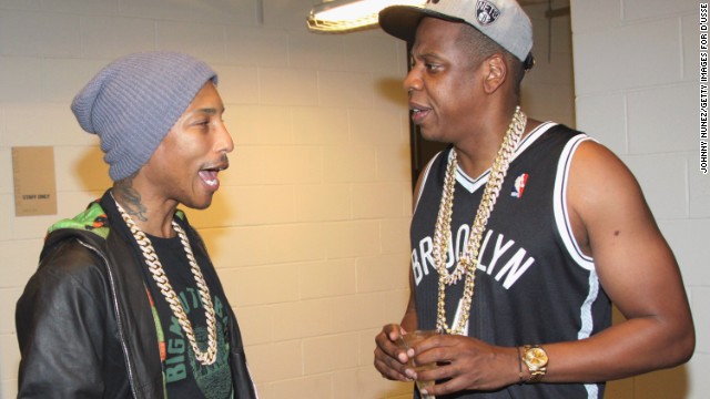We'll bet you five bucks Jay Z was asking Pharrell about his skincare when they met up at the Barclays Center in September 2012. 