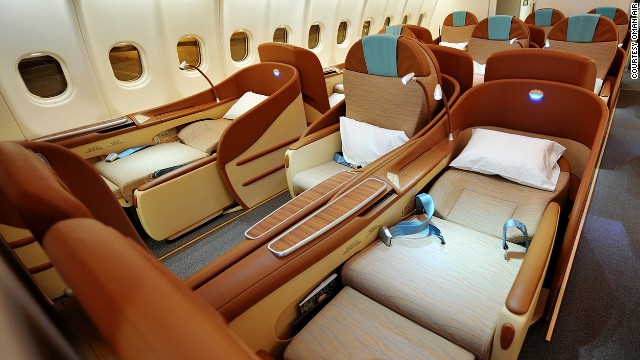 <strong>2. Oman Air. </strong>This airline offers door-to-door service with complimentary chauffeur-driven airport transfers in select destinations such as Paris, London, Muscat, Oman and Mumbai, India. 