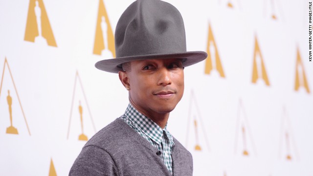 Pharrell is auctioning off his Grammys hat