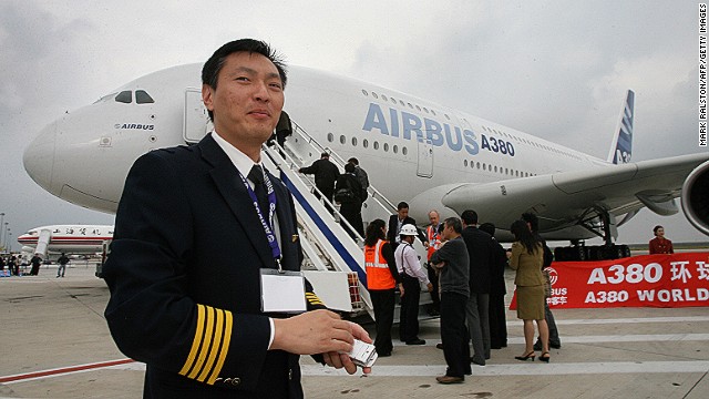 Airbus is doing brisk business in Asia --- but there may not be enough pilots to fly the planes it's selling there.
