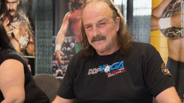 Jake "The Snake" Roberts is known for never backing down from a fight, and that now includes a battle against cancer. <a href='http://www.tmz.com/2014/02/23/jake-the-snake-roberts-cancer-tumor-knee-surgery/' >According to TMZ</a>, the pro wrestler has a cancerous tumor behind his knee. Roberts hasn't let the news stop him, though. He planned to have the tumor removed in time for an upcoming match.