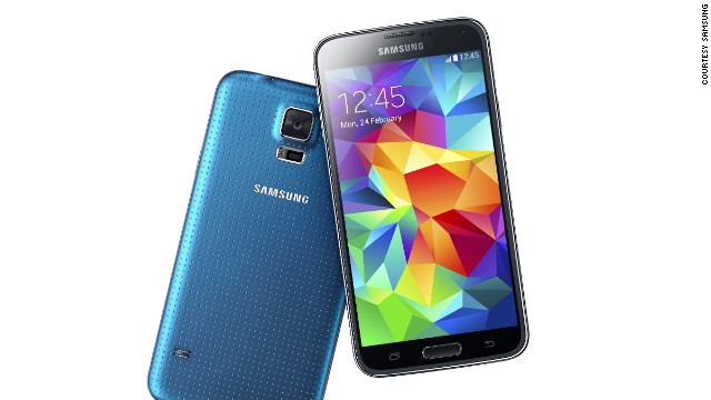 The Samsung Galaxy S5, with heart rate monitor and some<a href='http://money.cnn.com/2014/02/24/technology/mobile/samsung-galaxy-5-hands-on/'> new, high-spec features</a>.