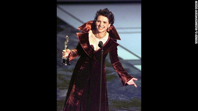 We're positive The Count from "Sesame Street" saw Oscar winner Juliette Binoche at the 1997 awards, did a double-take, and then immediately called Us Weekly for a "who wore it best?" comparison. 