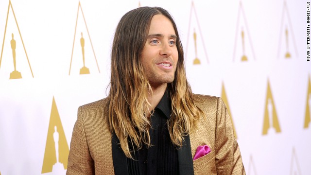 Jared Leto's Oscar plans: Mom as date, maybe wet hair
