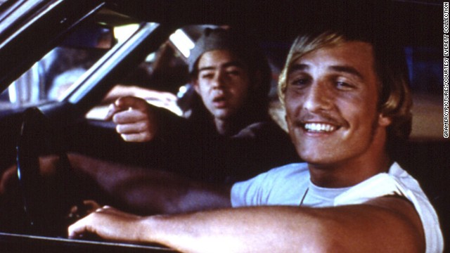 The 1993 film "Dazed and Confused" is one of the star's most beloved movies. McConaughey, in the foreground here with Rory Cochrane, quoted his stoner character when he accepted a Golden Globe in January: "All right, all right, all right."