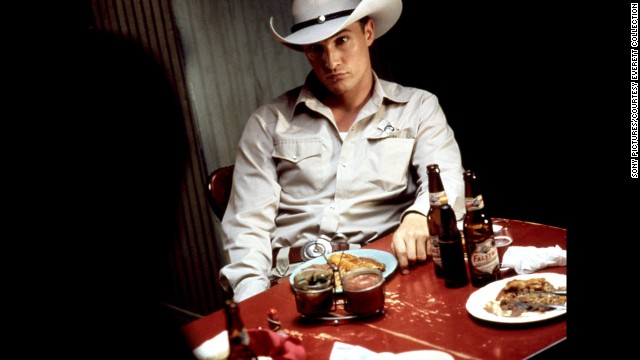 McConaughey plays a sheriff in a small Texas town in the 1996 movie "Lone Star." 