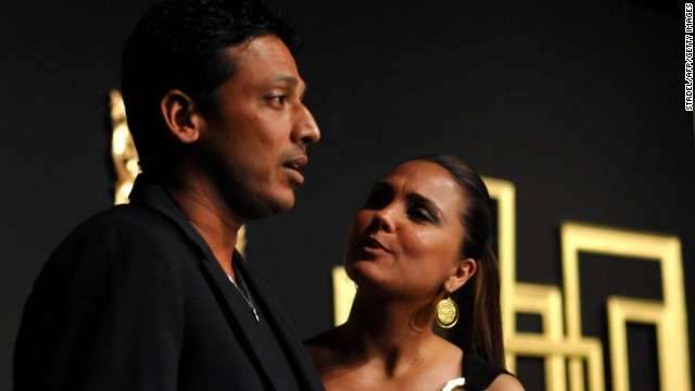 Paes' former doubles partner, Mahesh Bhupathi, is the man behind the IPTL. He's seen here with his Bollywood star wife, Lara Dutta. 