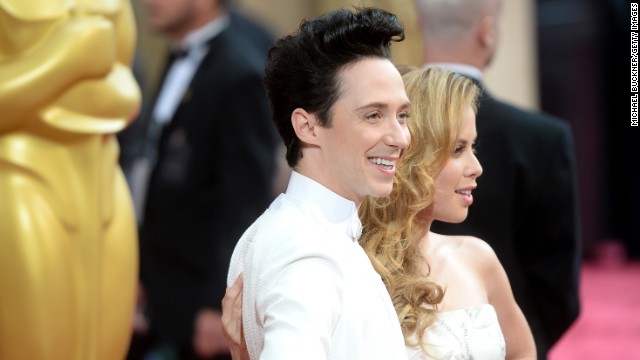 Johnny Weir and Tara Lipinski