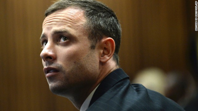 Pistorius appears on the second day of his trial on Tuesday, March 4.