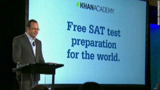 College Board will be offering free SAT prep through their partnership with Khan Academy. Photo courtesy of CNN.