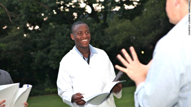 Ludwick Marishane is the creator of DryBath, an innovative hygiene product for daily bathing that is designed to save water.