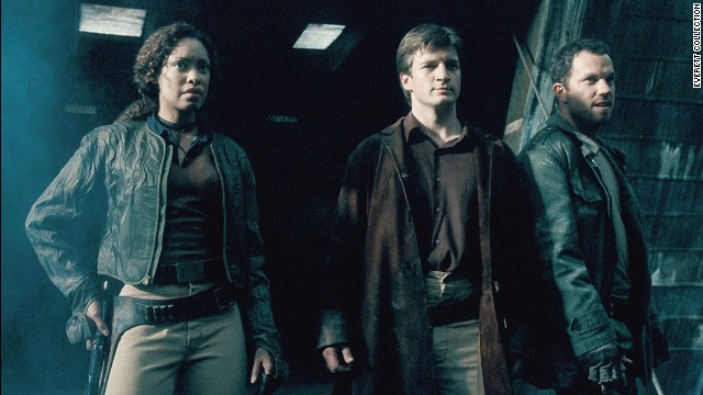 Joss Whedon's "Firefly" went off the air years ago, but it remains a cult favorite -- in part because of a multiracial cast that also featured women in kick-butt roles. Here, Gina Torres, Nathan Fillion and Adam Baldwin get ready to do battle.<!-- -->
</br> 