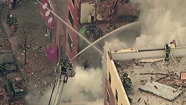 Explosión en un edificio del barrio de Harlem en Nueva York
