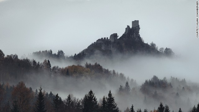 Ruins of Castle Flossenburg, Germany.