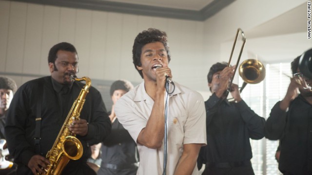 The sizzling performance of Chadwick Boseman, center, as James Brown wasn't enough to make <strong>"Get on Up" </strong>into a hit. It's grossed $29 million on a $30 million budget. 
