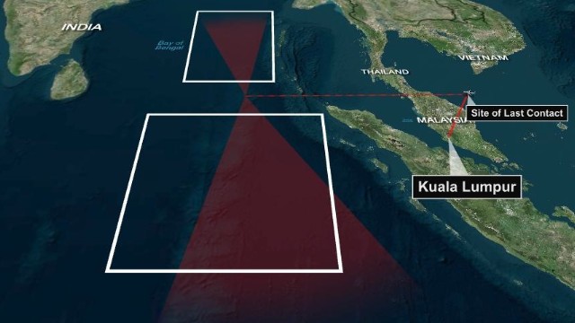 CNN Exclusive: Analysis shows two possible Indian Ocean paths for airliner