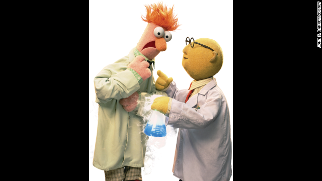 Either Beaker, left, or Dr. Bunsen Honeydew. These partners in scientific crime are usually up to something dangerously hilarious. 