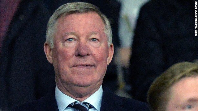 Not for the first time this season, Sir Alex Ferguson -- the man Moyes replaced -- was in attendance at Old Trafford. 