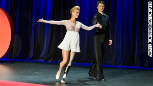 Dancers Adrianne Haslet-Davis and Christian Lightner at TED2014