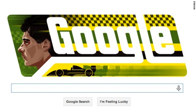 Google celebra a Ayrton Senna con un 'doodle'