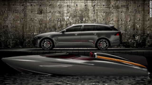 Luxury car brand Jaguar has also designed a concept speedboat.