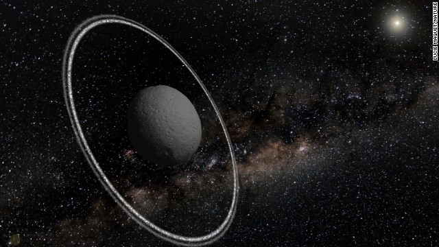 Astrónomos descubren el primer asteroide con anillos