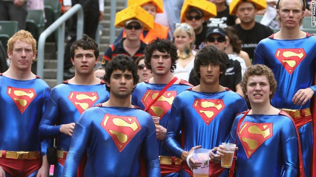 The annual three-day Hong Kong tournament is as famous for <a href='http://edition.cnn.com/2014/03/27/sport/hong-kong-sevens-fact-and-figures/'>the fun and games in the stands</a>, where costume competition pushes fancy dress sales up by 40% in the run up to the event. 