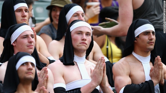 <strong>Six</strong> saintly nuns...