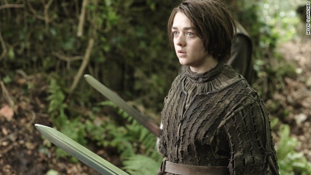 <strong>Arya Stark (Maisie Williams): </strong>Much of Arya's family has been sent to their graves by one wicked person or another, but the young swordswoman is still kicking. As season four begins, she's searching for her aunt with Sandor "The Hound" Clegane at her side, imparting lessons in mercilessness and self-preservation. 