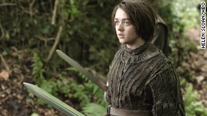 The character of Arya Stark (Maisie Williams) doesn\'t wait for men to rescue her.