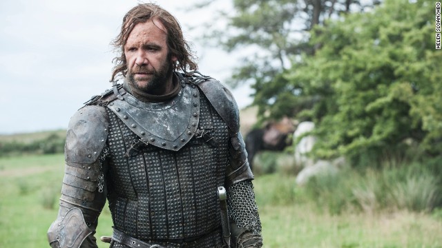 <strong>Sandor "The Hound" Clegane (Rory McCann): </strong>A killer to the bone but not without a heart, Sandor, or "The Hound" as he's known, was once a bodyguard for King Joffrey but deserted his post. He then tried to take hostage Arya Stark in hopes he could exchange her for ransom, but as season four starts, their relationship has shifted from kidnapper/hostage to mentor/mentee. 