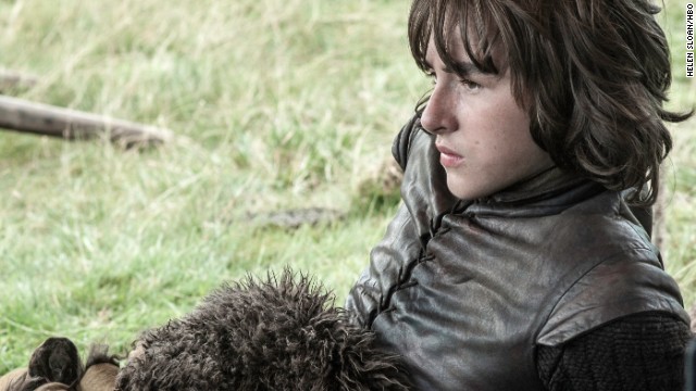 <strong>Bran Stark (Isaac Hempstead Wright):</strong> Bran Stark, the middle son of the House of Stark, was left crippled from the very first episode of "Game of Thrones" but has gained a gift for visions. With his faithful Hodor (Kristian Nairn) by his side for mobility, the now orphaned Bran begins season four beyond the Wall in search of the three-eyed Raven he frequently sees in visions. 