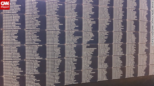 Historians have recorded only some of the names of the people lost in the 100 days of violence in 1994 that killed nearly 1 million people. This wall at the Kigali Genocide Memorial in the country's capital is an on-going project.