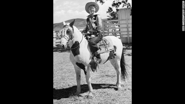 Rooney is seen in 1938 in a portrait shot for "Out West with the Hardys."