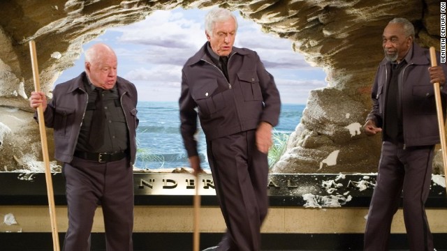 Rooney appears in 2006's "Night at the Museum" with Dick Van Dyke and Bill Cobbs.