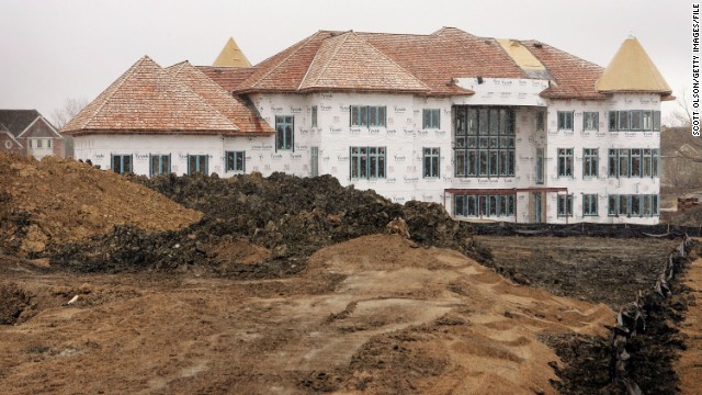 Home construction in Inverness, Illinois, in 2006. Risky mortgage lending was packaged by banks that sought to make big profits. The collapse of housing bubble instigated a credit crisis that triggered the global financial meltdown of 2007.