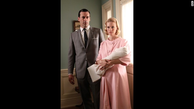 The maternity ensemble Betty wears in the third season represents a social norm about privacy that eroded as the 1960s came to a close. The concealing nature of her outfit maintained the idea that a woman's body and personal life were only to be clear to intimate relations, Przybyszewski said.