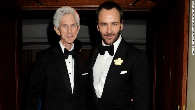 Fashion designer Tom Ford, right, and his partner of 27 years, Richard Buckley, are now married, the former Gucci craftsman confirmed to <a href='http://www.vogue.co.uk/news/2014/04/08/tom-ford-marries-richard-buckley' target='_blank'>Vogue UK.</a> He didn't give details on the nuptials, except to acknowledge that they were held in the United States. The couple are already parents to a 1-year-old, <a href='http://celebritybabies.people.com/2012/10/05/tom-ford-welcomes-son-alexander-john/' target='_blank'>Alexander John Buckley Ford</a>.