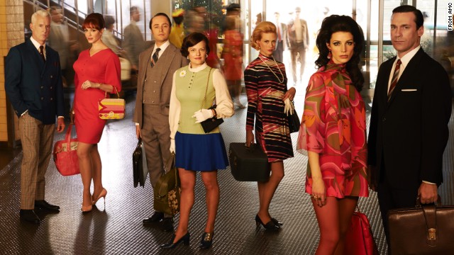 In honor of the last season of "Mad Men," we look back at the television show's wardrobe, which reflects the 1960s and inspired modern looks.