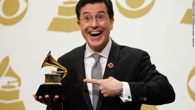 Colbert's awards haul isn't limited to Emmys and Peabodys. In 2010 he won a Grammy for his Christmas album, and four years later won another for best spoken-word album. 