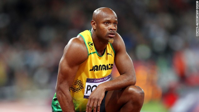 Former 100-meter world-record holder Asafa Powell received an 18-month doping ban Thursday. 