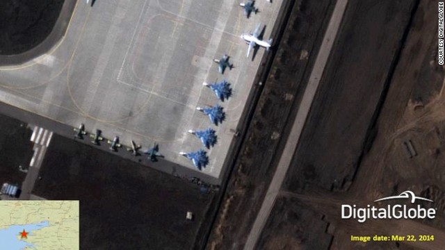 A satellite photo purportedly shows Russian Su-33 